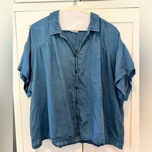 Madewell 100% Cotton Indigo Button Down